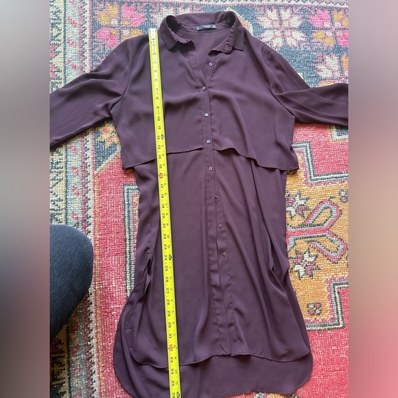 Mango button up tunic top - Picture 6 of 8